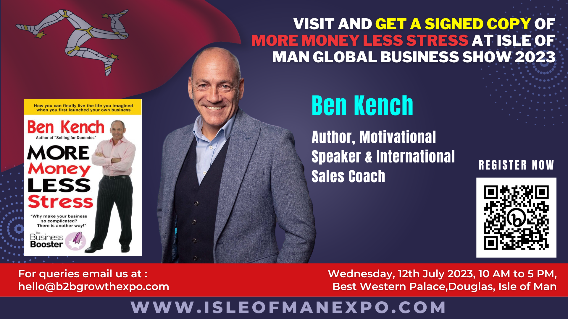 Meet Ben Kench and Get a Signed Copy of "More Money Less Stress"!